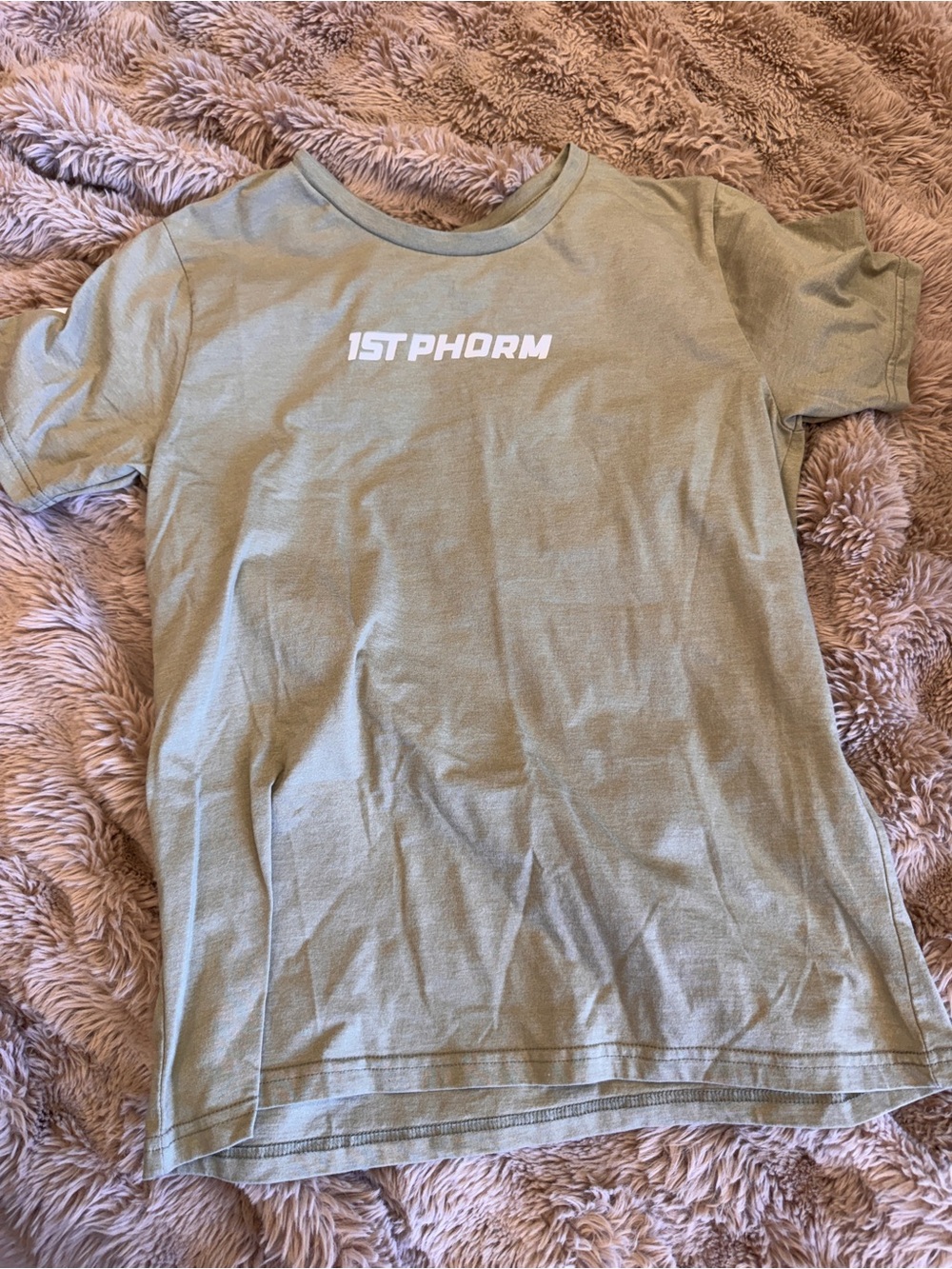 1ST PHORM Men’s Olive Green Logo Tee